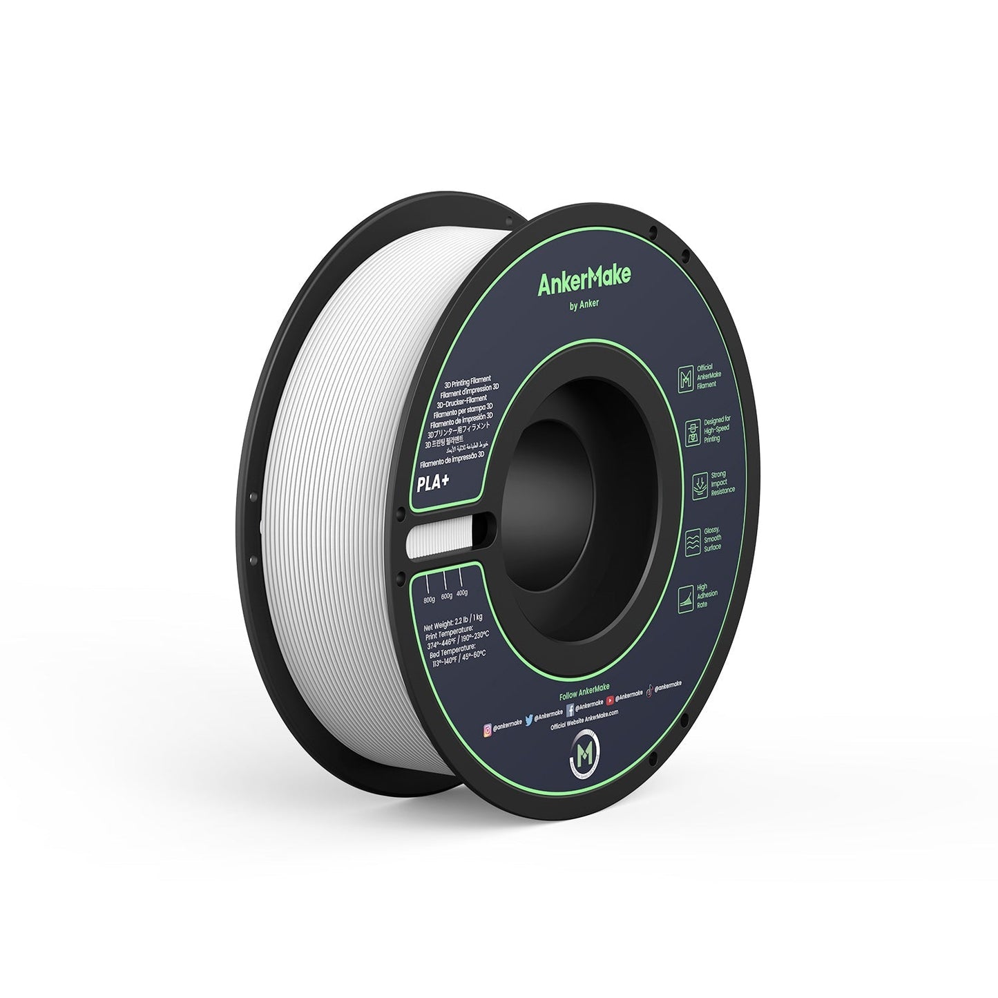 AnkerMake PLA+ Filament (2-Pack)