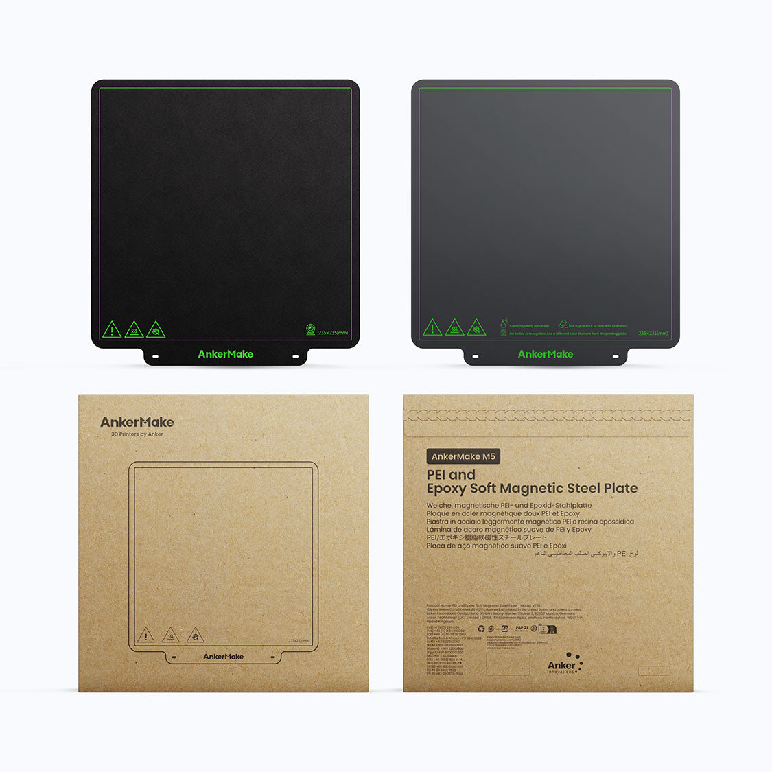 M5 PEI and Epoxy Soft Magnetic Steel Plate