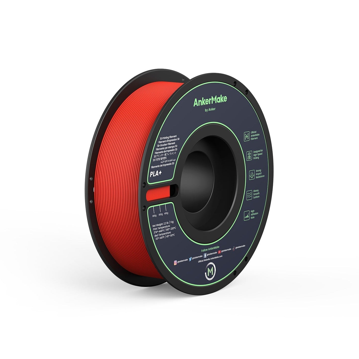 AnkerMake PLA+ Filament  (2-Pack)