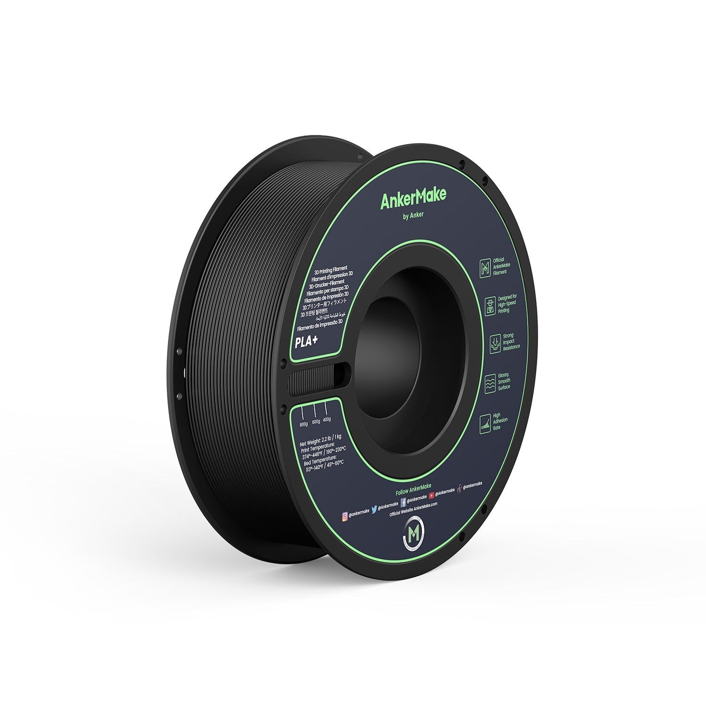 AnkerMake PLA+ Filament  (2-Pack)